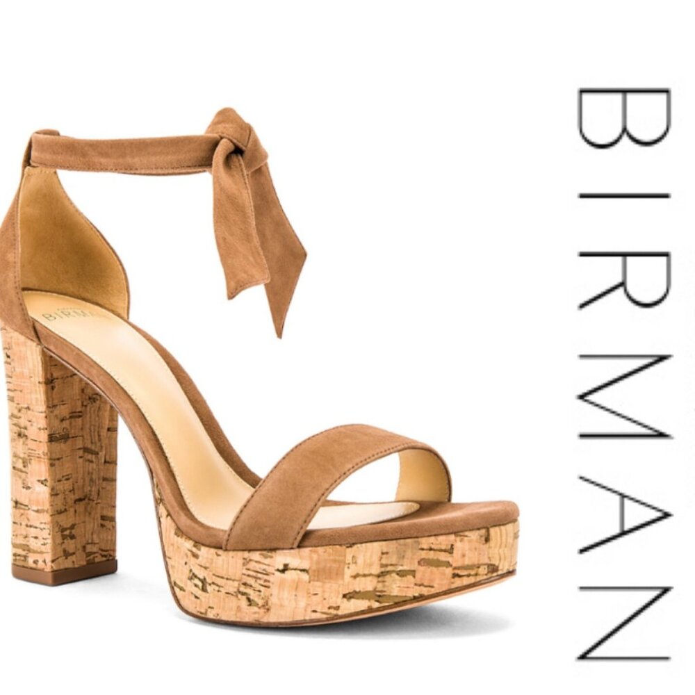 Alexandre Birman Celine Cork and Suede Heel - SIZE 40